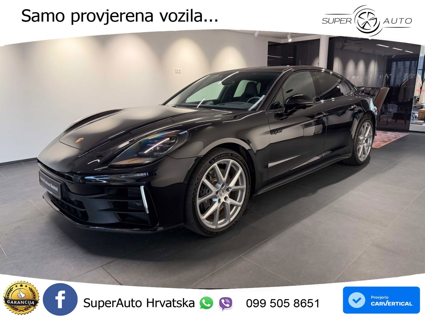 Porsche Panamera 4 2.9 V6 (470 KS) E-Hybrid PDK ACC+HEAD+4xGR SJED+360+PANO