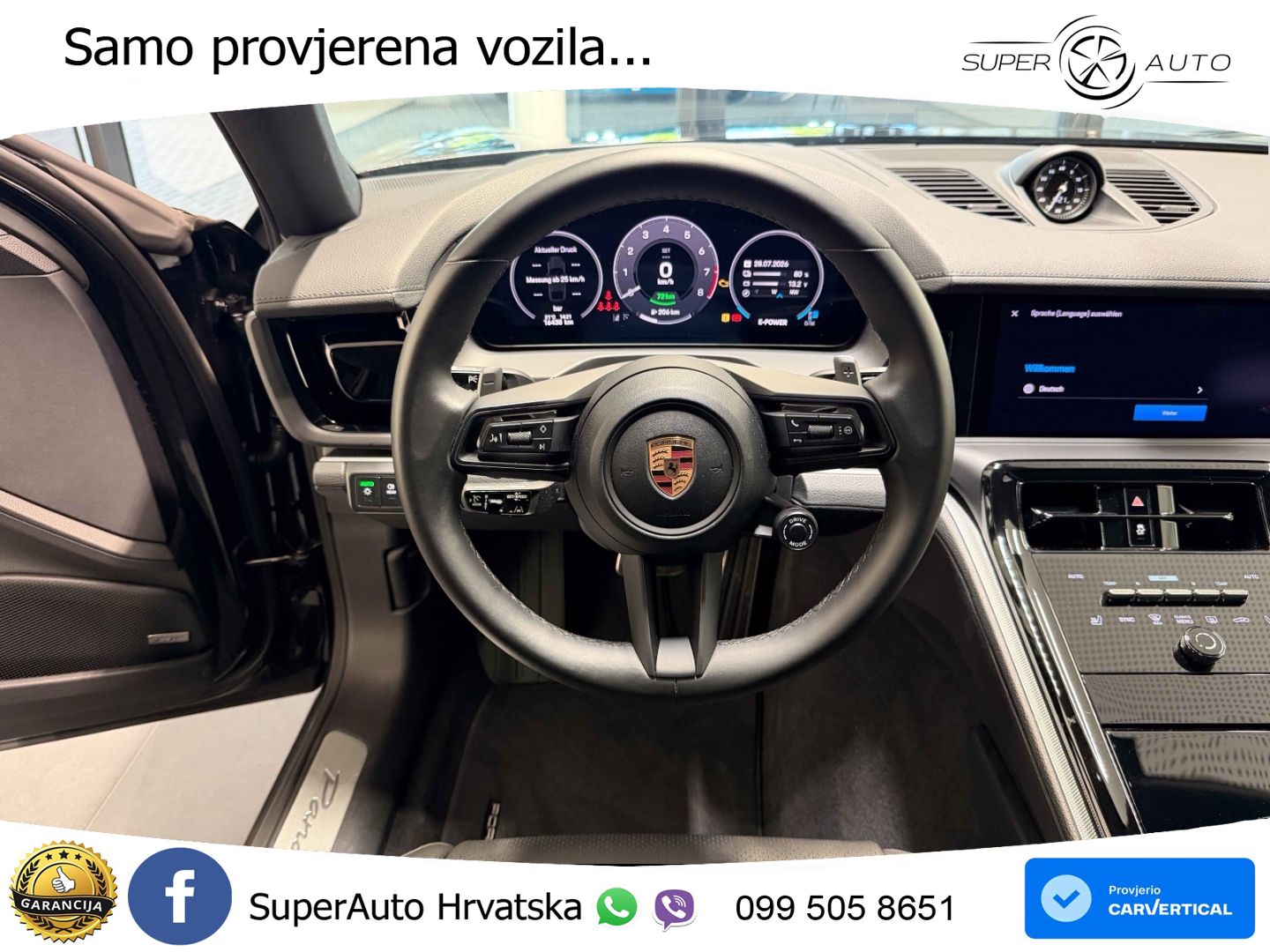 Porsche Panamera 4 2.9 V6 (470 KS) E-Hybrid PDK ACC+HEAD+4xGR SJED+360+PANO