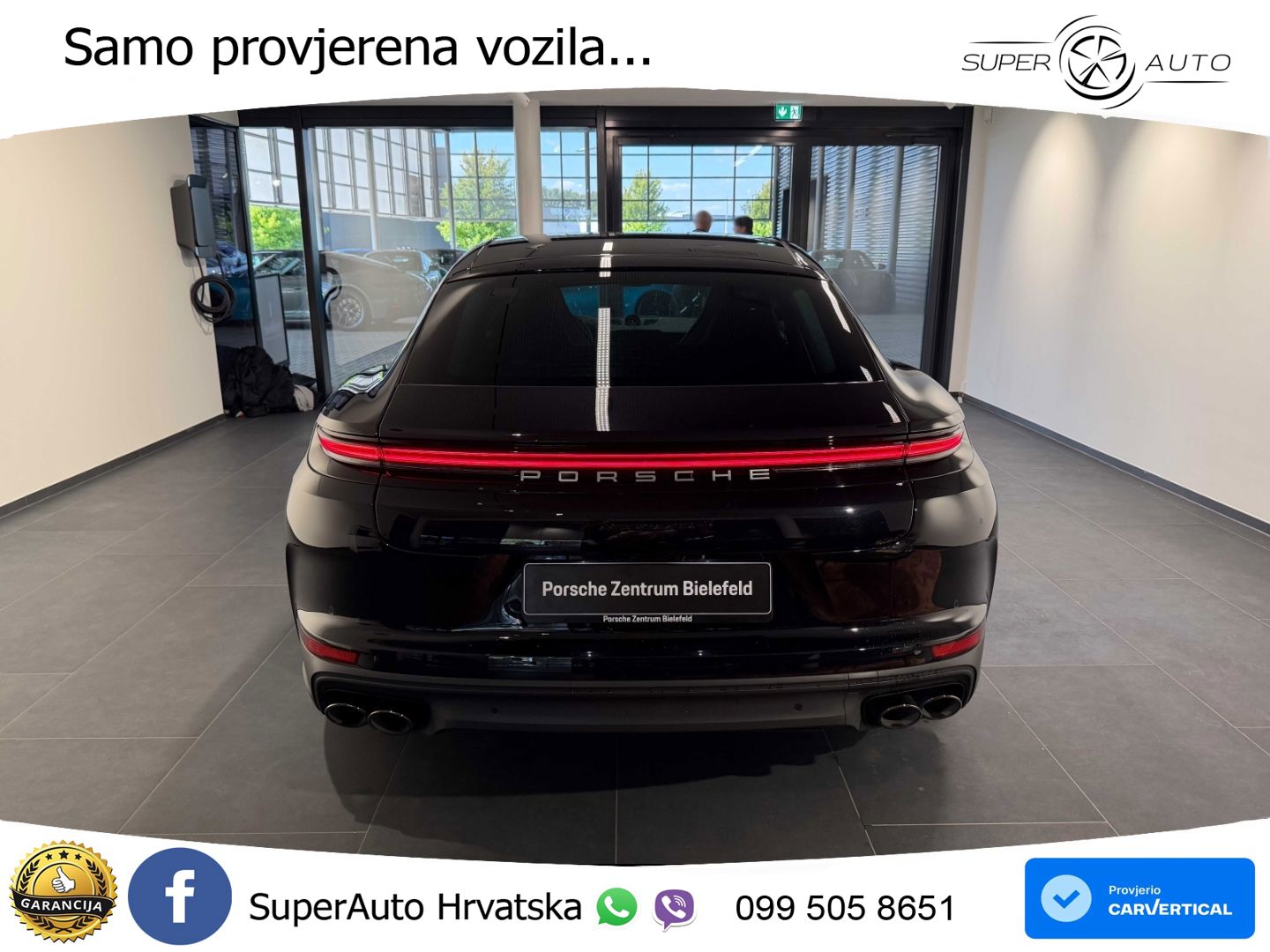Porsche Panamera 4 2.9 V6 (470 KS) E-Hybrid PDK ACC+HEAD+4xGR SJED+360+PANO