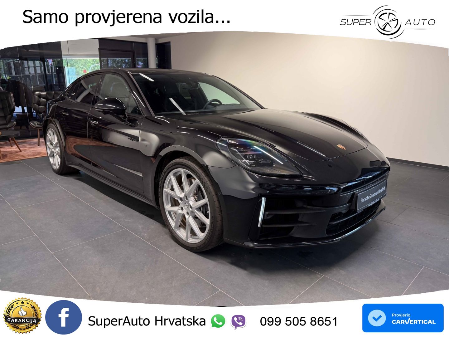 Porsche Panamera 4 2.9 V6 (470 KS) E-Hybrid PDK ACC+HEAD+4xGR SJED+360+PANO