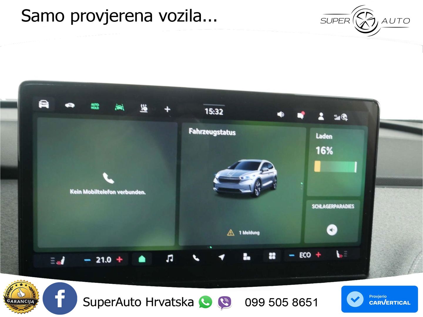 Škoda Enyaq iV 85x 82 kWh (286 KS) AWD