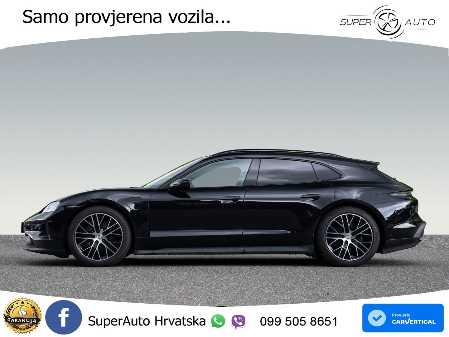 Porsche Taycan Sport Turismo 105 kWh (435 KS)