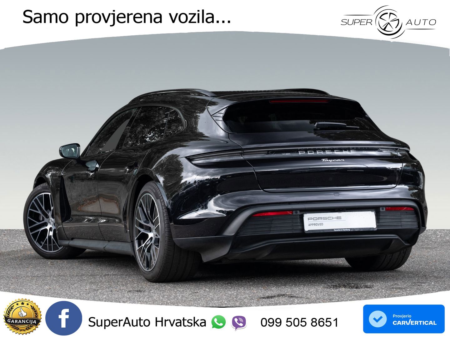 Porsche Taycan Sport Turismo 105 kWh (435 KS)