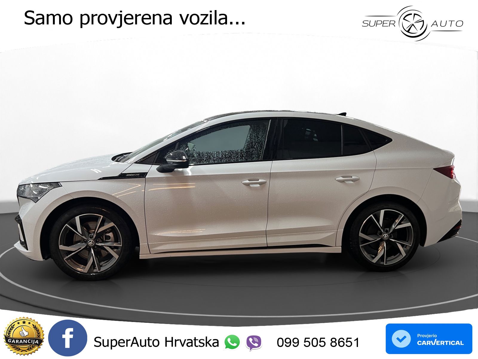 Škoda Enyaq Coupe iV 85 82 kWh (286 KS) SportLine LED+GR SJED+ACC