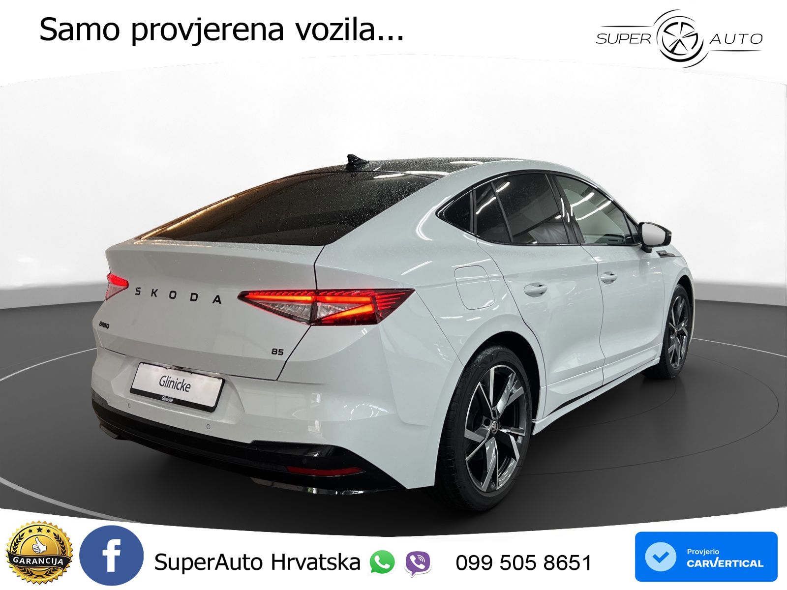 Škoda Enyaq Coupe iV 85 82 kWh (286 KS) SportLine LED+GR SJED+ACC