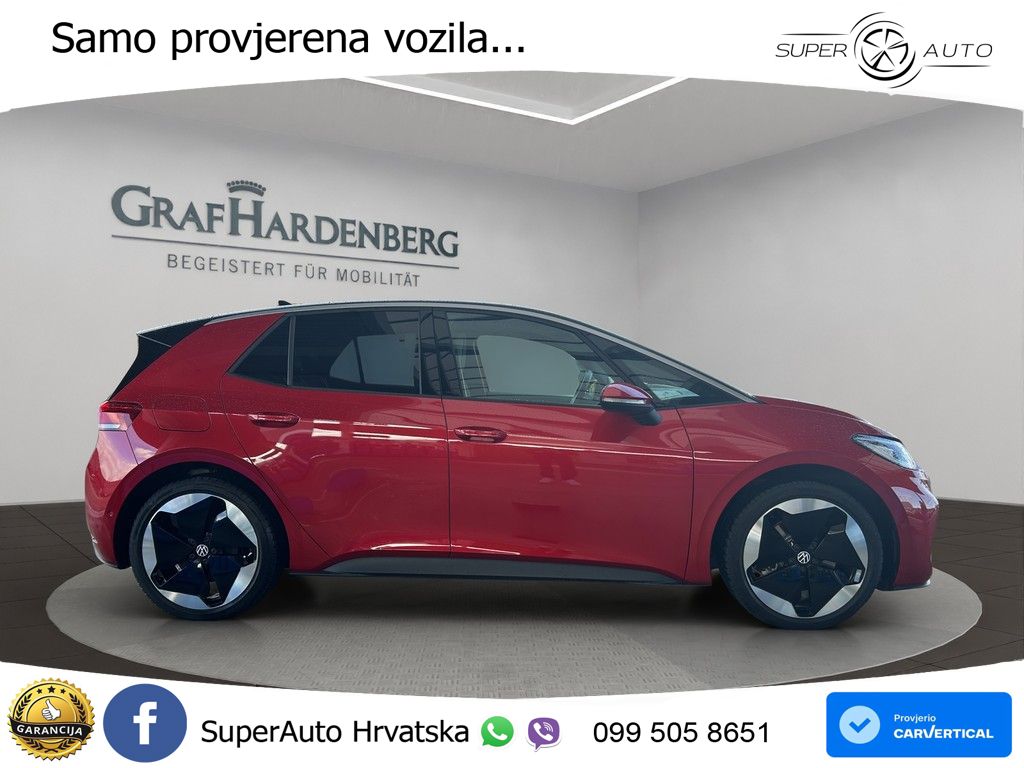 Volkswagen ID.3 Pro S 82 kWh (231 KS) LED+GR SJED+ACC