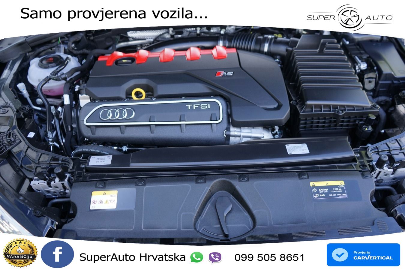 Audi RS3 Sportback 2.5 TFSI (400 KS) quattro S tronic LED+GR SJED+ACC