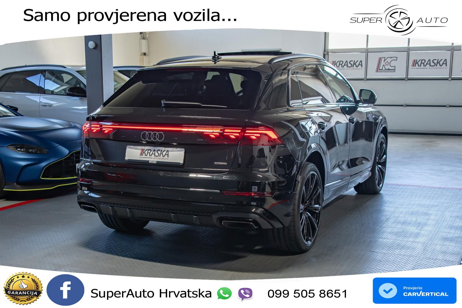 Audi Q8 50 TDI V6 (286 KS) quattro Tiptronic S line LED+GR SJED+ACC