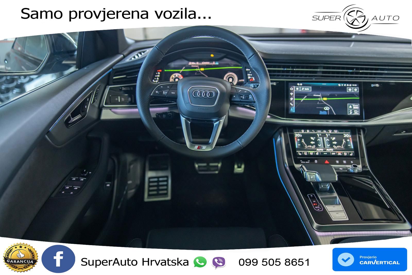 Audi Q8 50 TDI V6 (286 KS) quattro Tiptronic S line LED+GR SJED+ACC
