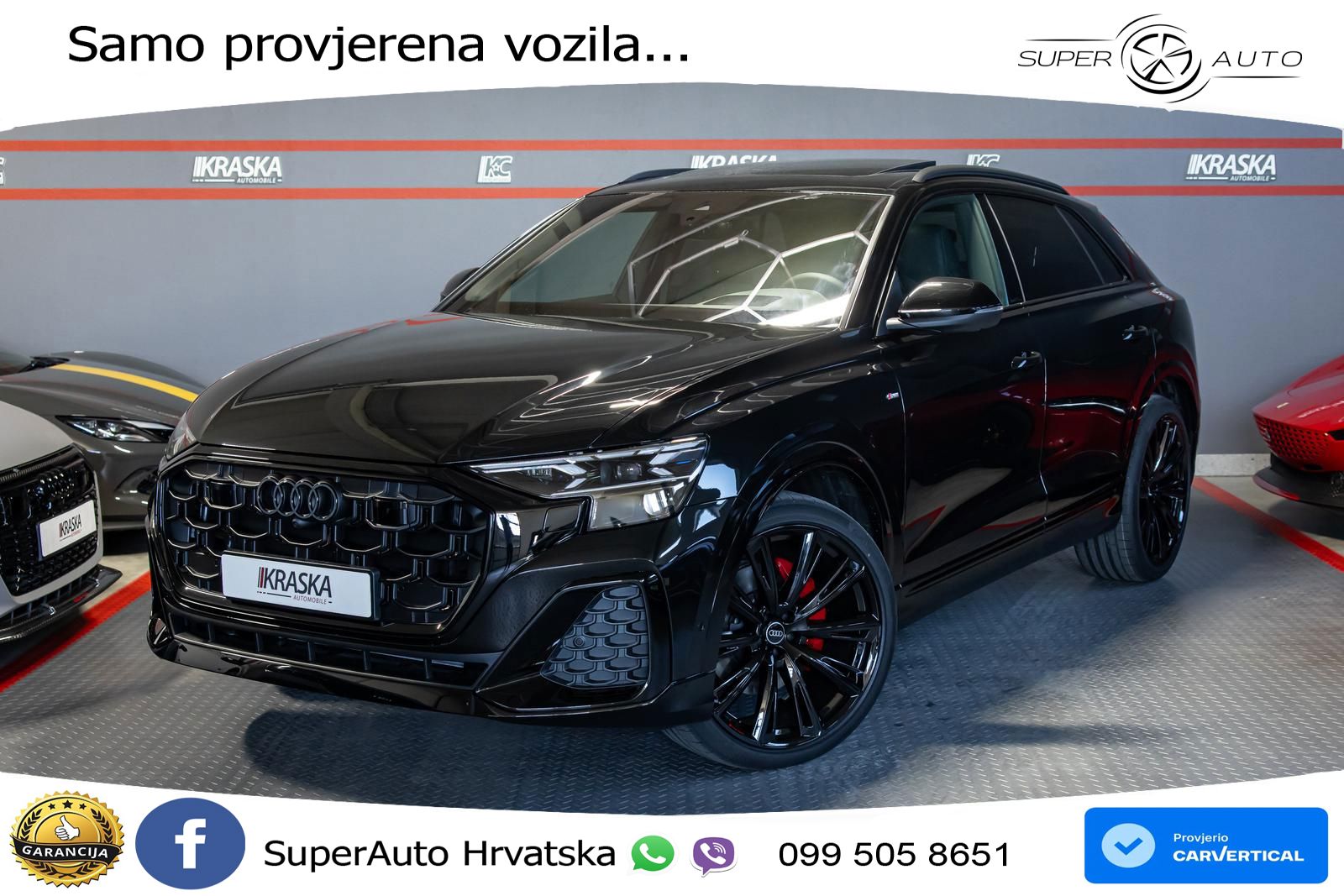 Audi Q8 50 TDI V6 (286 KS) quattro Tiptronic S line LED+GR SJED+ACC