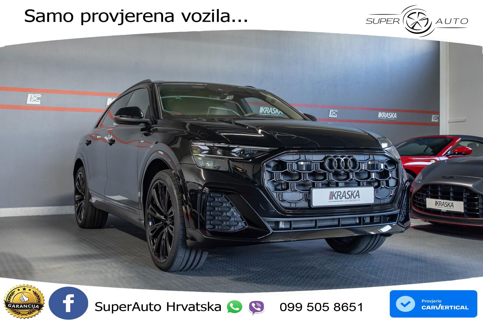 Audi Q8 50 TDI V6 (286 KS) quattro Tiptronic S line LED+GR SJED+ACC
