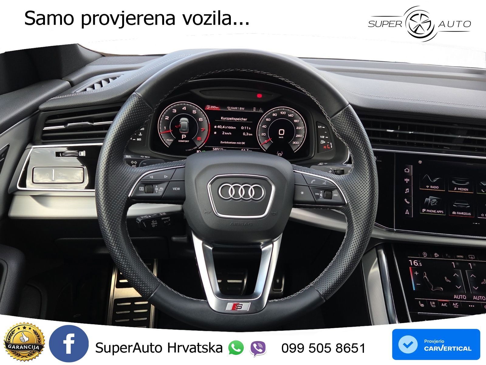 Audi Q8 55 TFSI V6 (340 KS) quattro Tiptronic