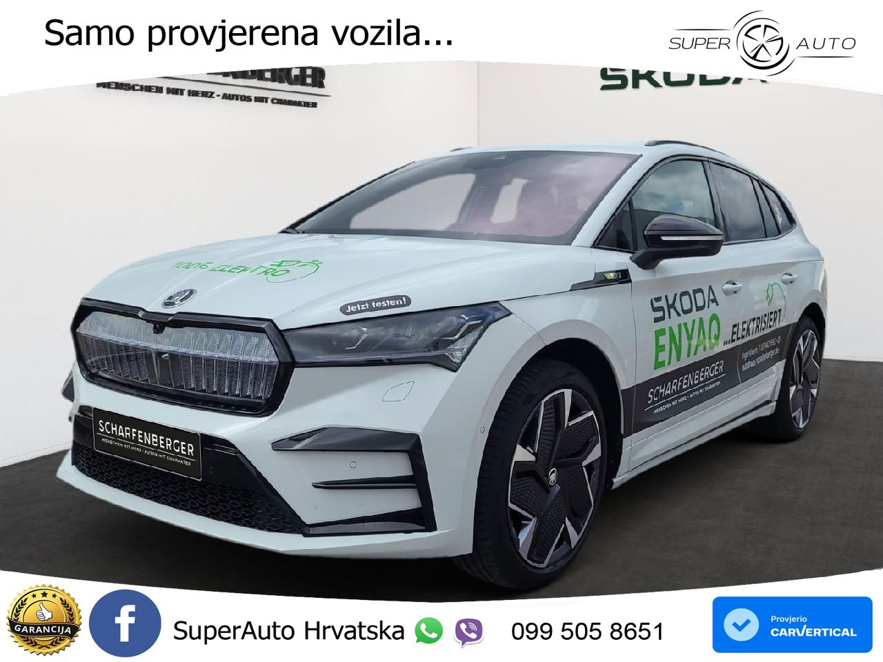 Škoda Enyaq iV RS 82 kWh (340 KS) AWD