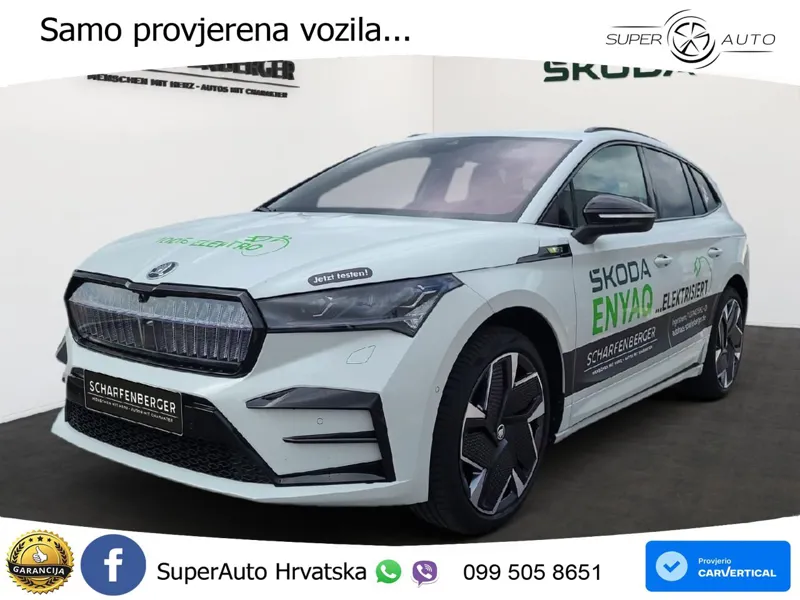 Škoda Enyaq iV RS 82 kWh (340 KS) AWD LED+GR SJED+ACC