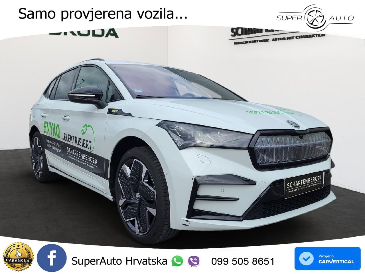 Škoda Enyaq iV RS 82 kWh (340 KS) AWD