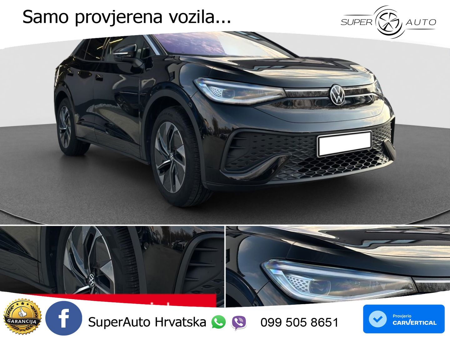 Volkswagen ID.5 Pure 55 kWh (170 KS) LED+GR SJED+ACC