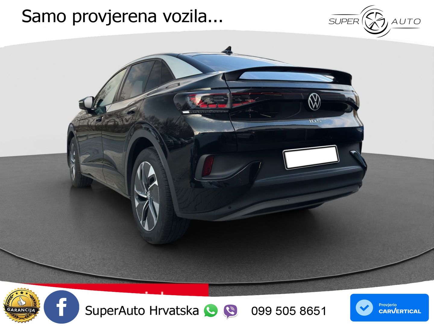 Volkswagen ID.5 Pure 55 kWh (170 KS) LED+GR SJED+ACC