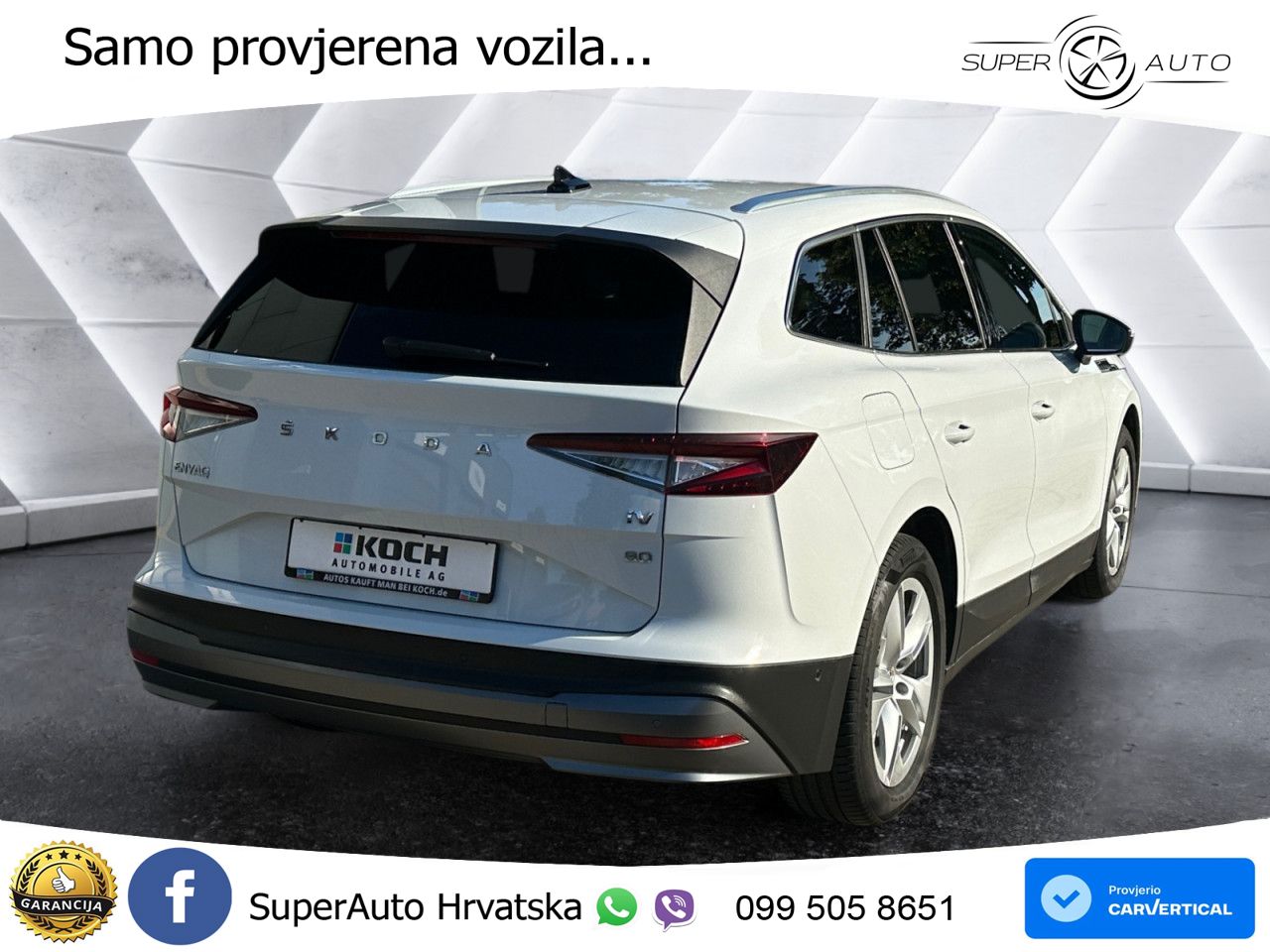 Škoda Enyaq iV 80 82 kWh (204 KS) LED+GR SJED+ACC