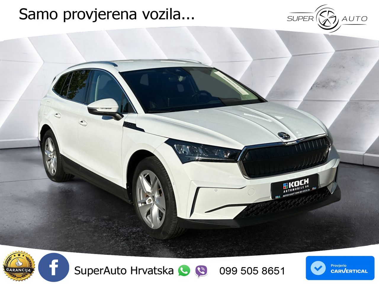 Škoda Enyaq iV 80 82 kWh (204 KS) LED+GR SJED+ACC