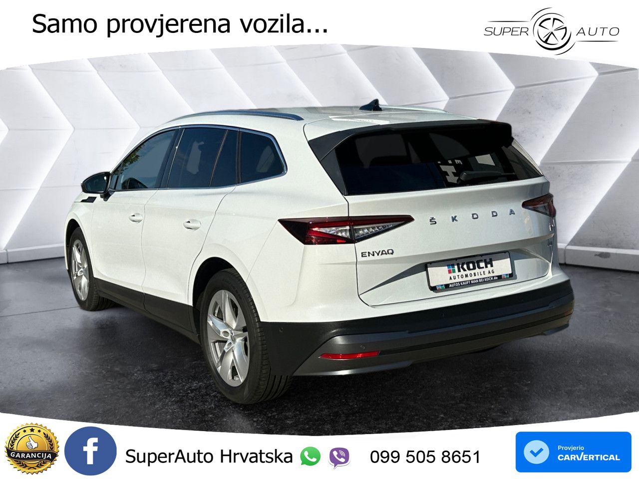 Škoda Enyaq iV 80 82 kWh (204 KS) LED+GR SJED+ACC