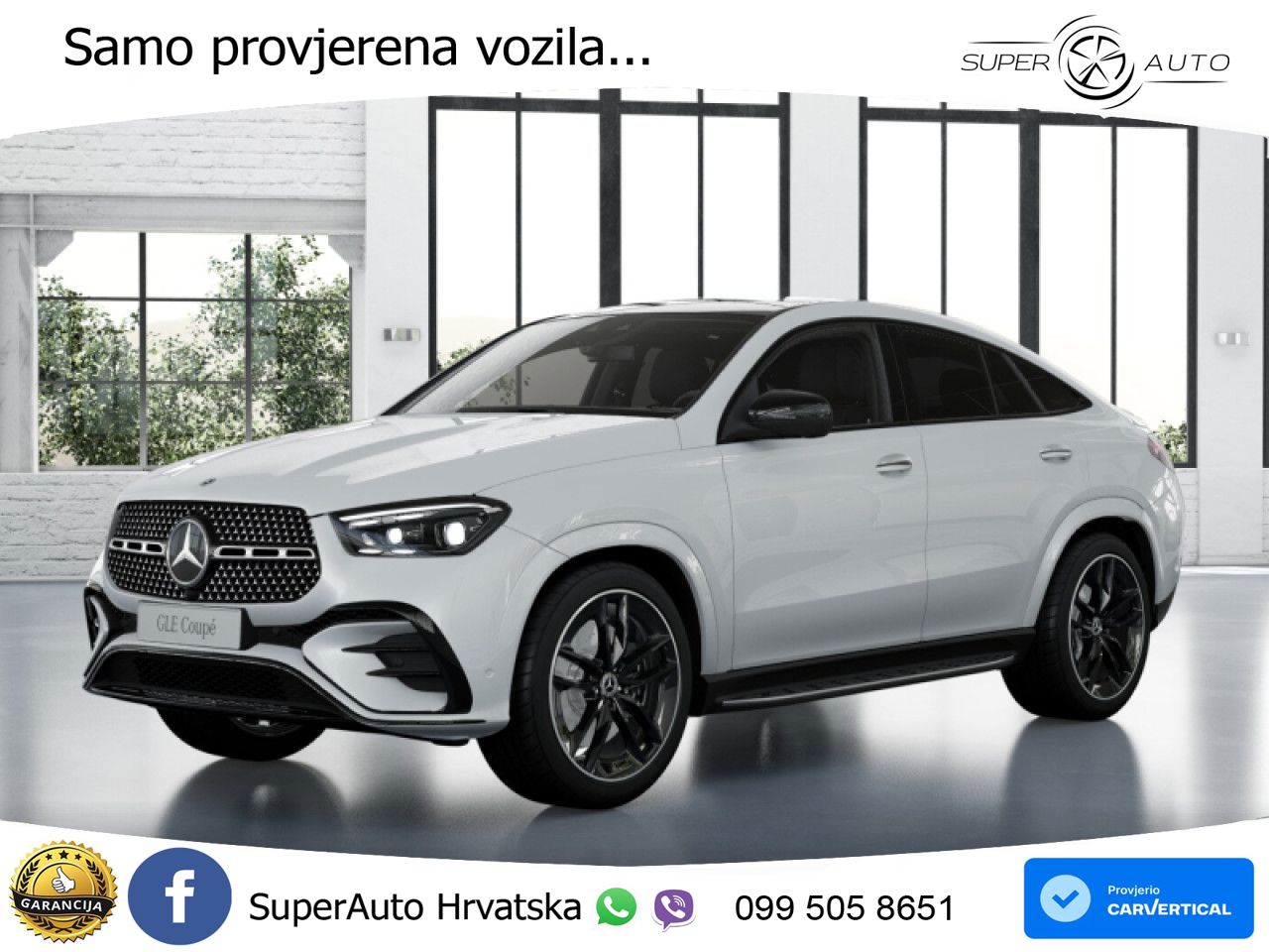 Mercedes GLE Coupe 450d (367 KS) EQ Boost 4MATIC 9G-TRONIC AMG LED+GR SJED+ACC