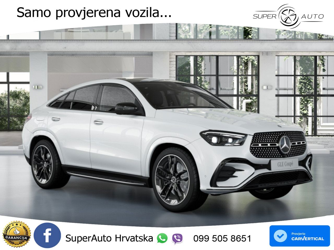 Mercedes GLE Coupe 450d (367 KS) EQ Boost 4MATIC 9G-TRONIC AMG LED+GR SJED+ACC