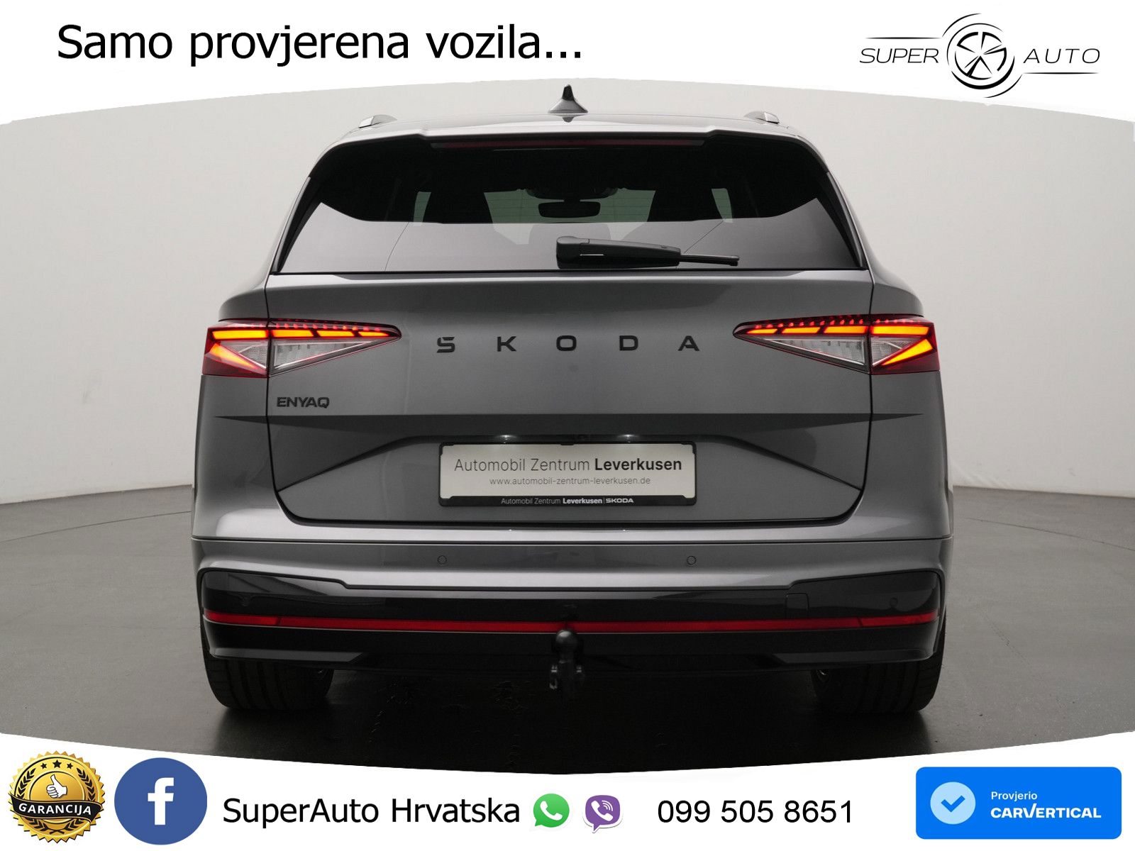 Škoda Enyaq 85 82 kWh (286 KS) SportLine LED+GR SJED+ACC