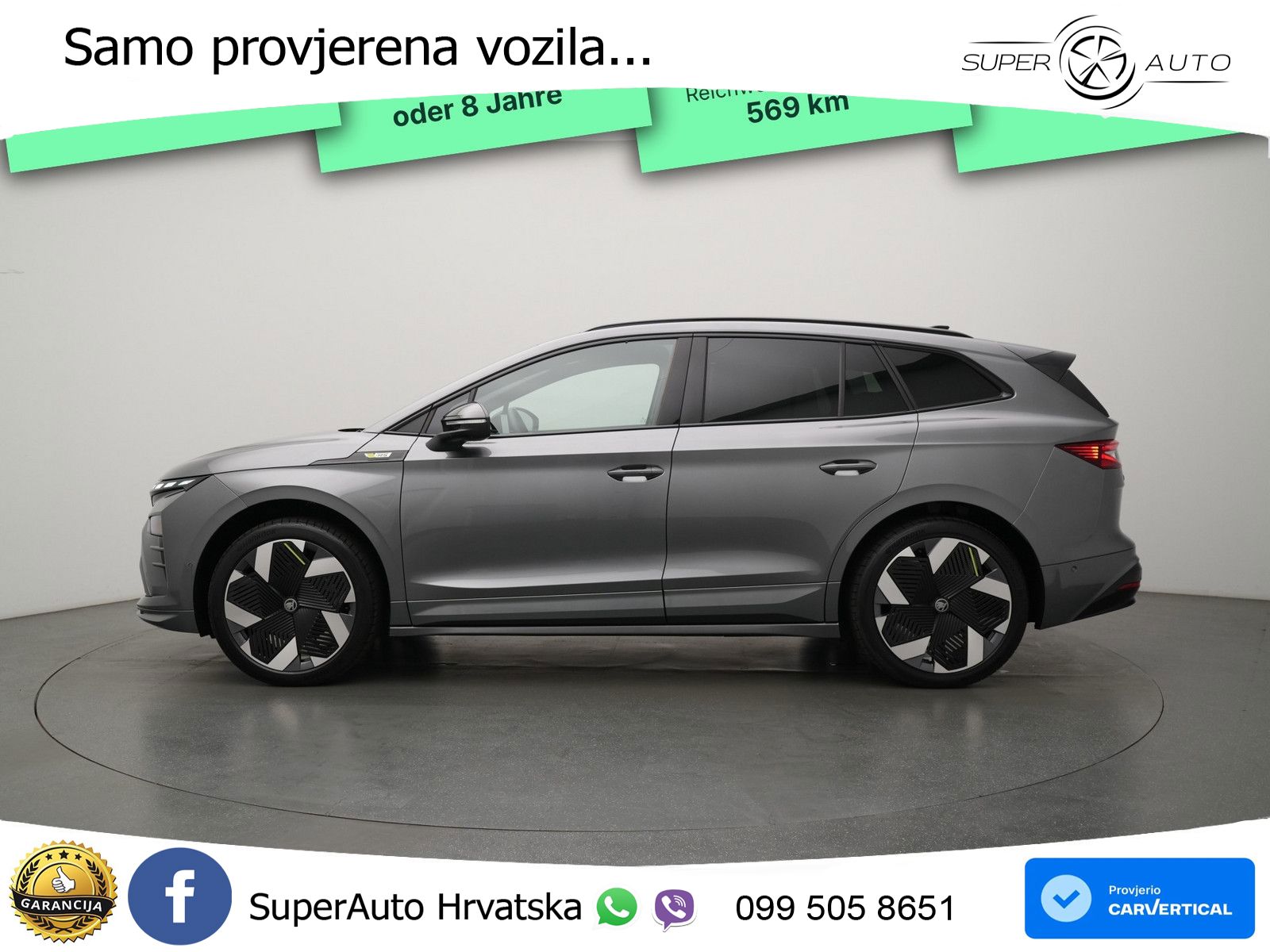 Škoda Enyaq 85 82 kWh (286 KS) SportLine LED+GR SJED+ACC