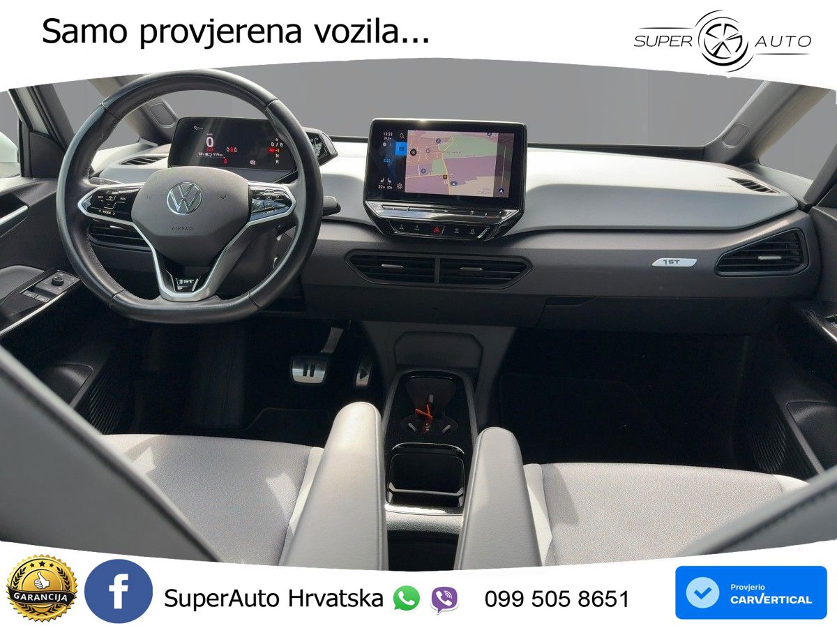 Volkswagen ID.3 Pro Performance 62 kWh (204 KS) LED+GR SJED+ACC