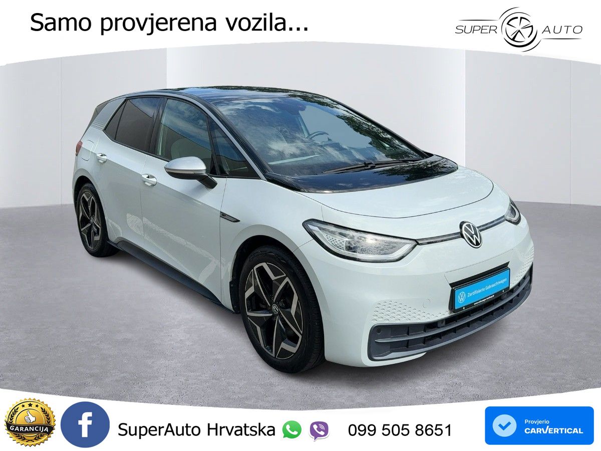 Volkswagen ID.3 Pro Performance 62 kWh (204 KS) LED+GR SJED+ACC