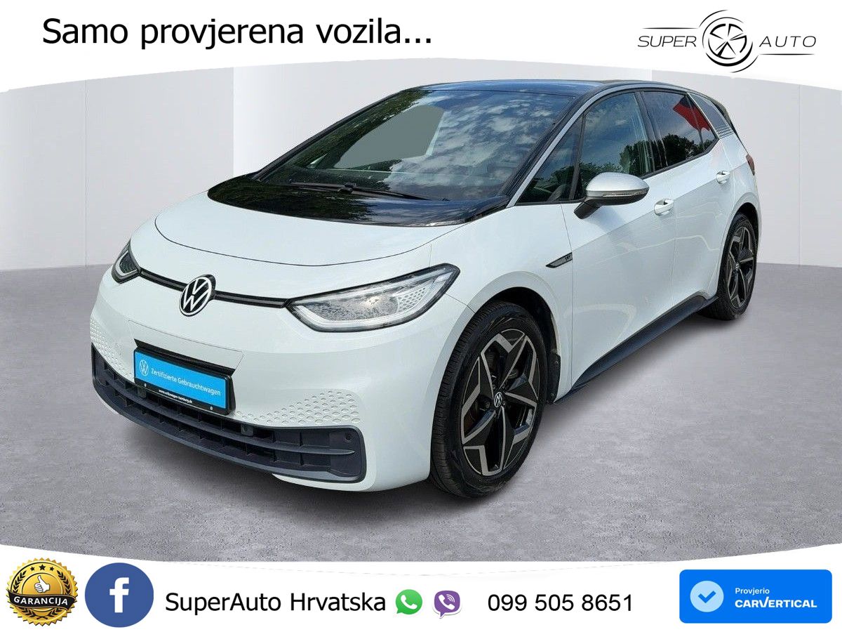 Volkswagen ID.3 Pro Performance 62 kWh (204 KS) LED+GR SJED+ACC