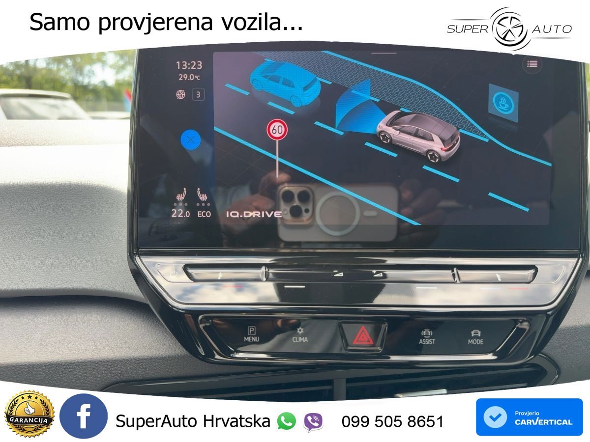 Volkswagen ID.3 Pro Performance 62 kWh (204 KS) LED+GR SJED+ACC