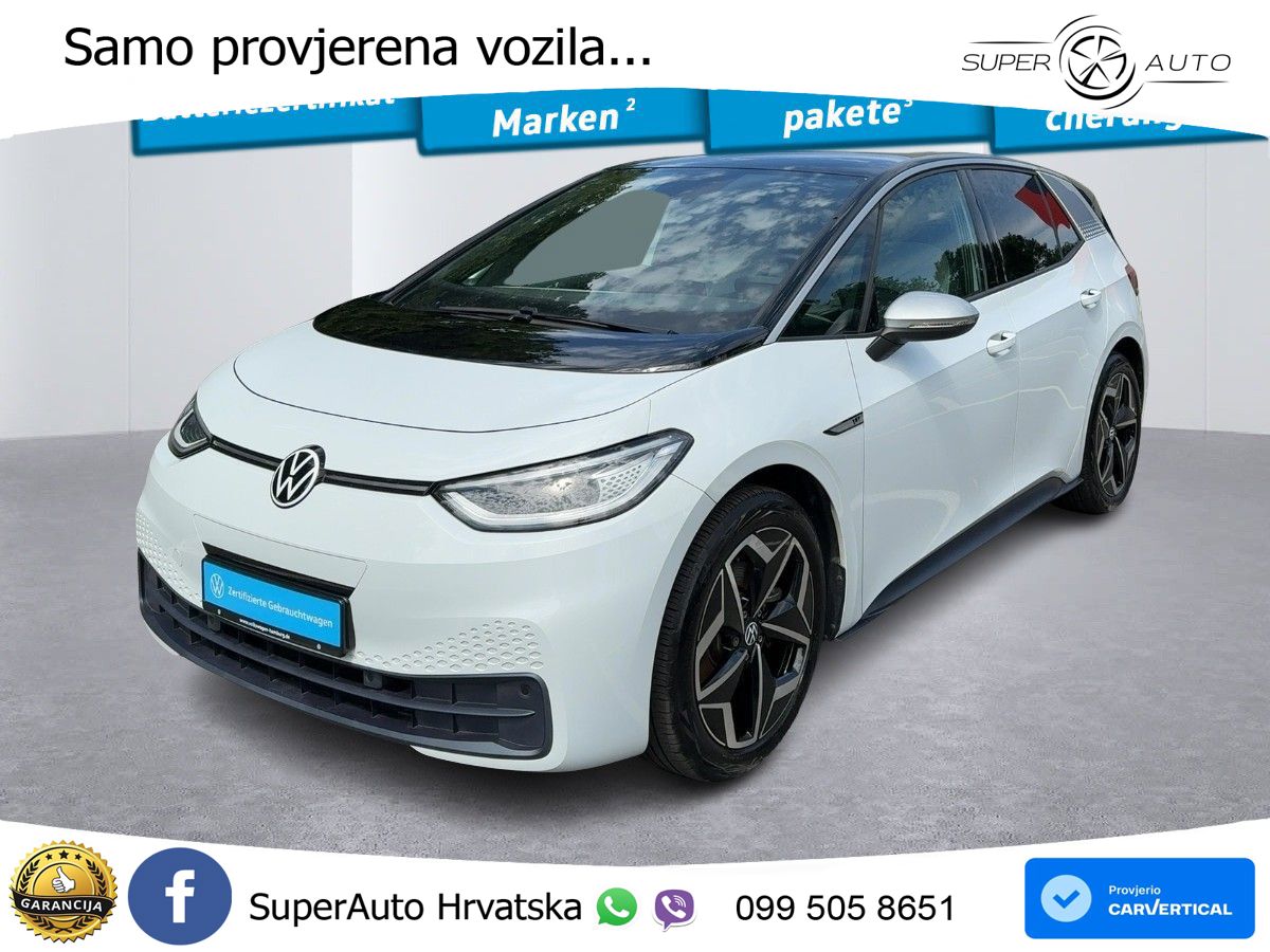 Volkswagen ID.3 Pro Performance 62 kWh (204 KS) LED+GR SJED+ACC