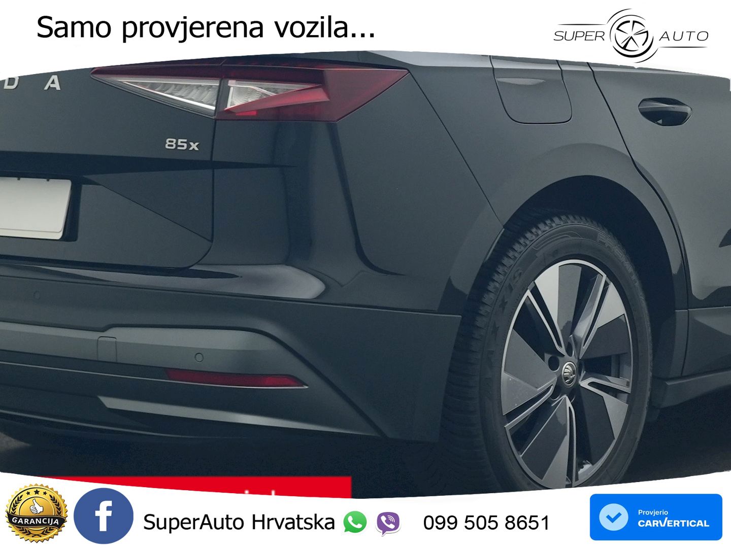 Škoda Enyaq iV 85x 82 kWh (286 KS) AWD