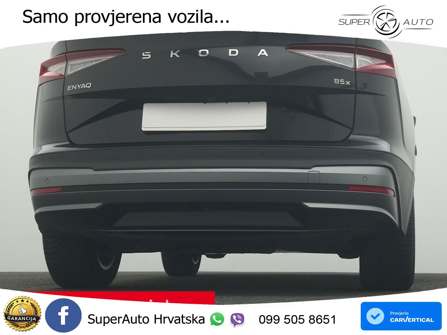 Škoda Enyaq iV 85x 82 kWh (286 KS) AWD