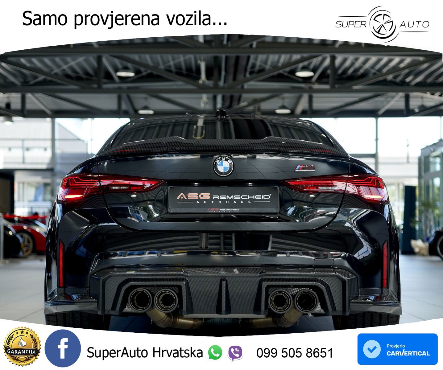 BMW M4 Competition 3.0 (530 KS) xDrive Steptronic LED+GR SJED+ACC