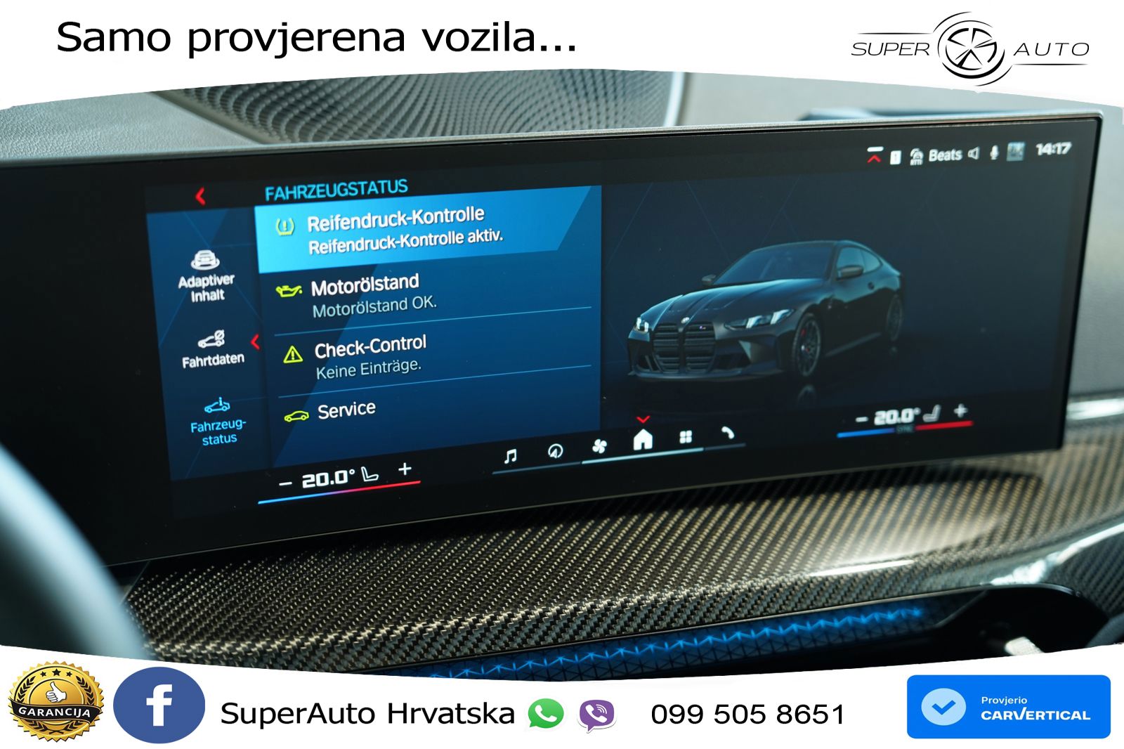 BMW M4 Competition 3.0 (530 KS) xDrive Steptronic LED+GR SJED+ACC