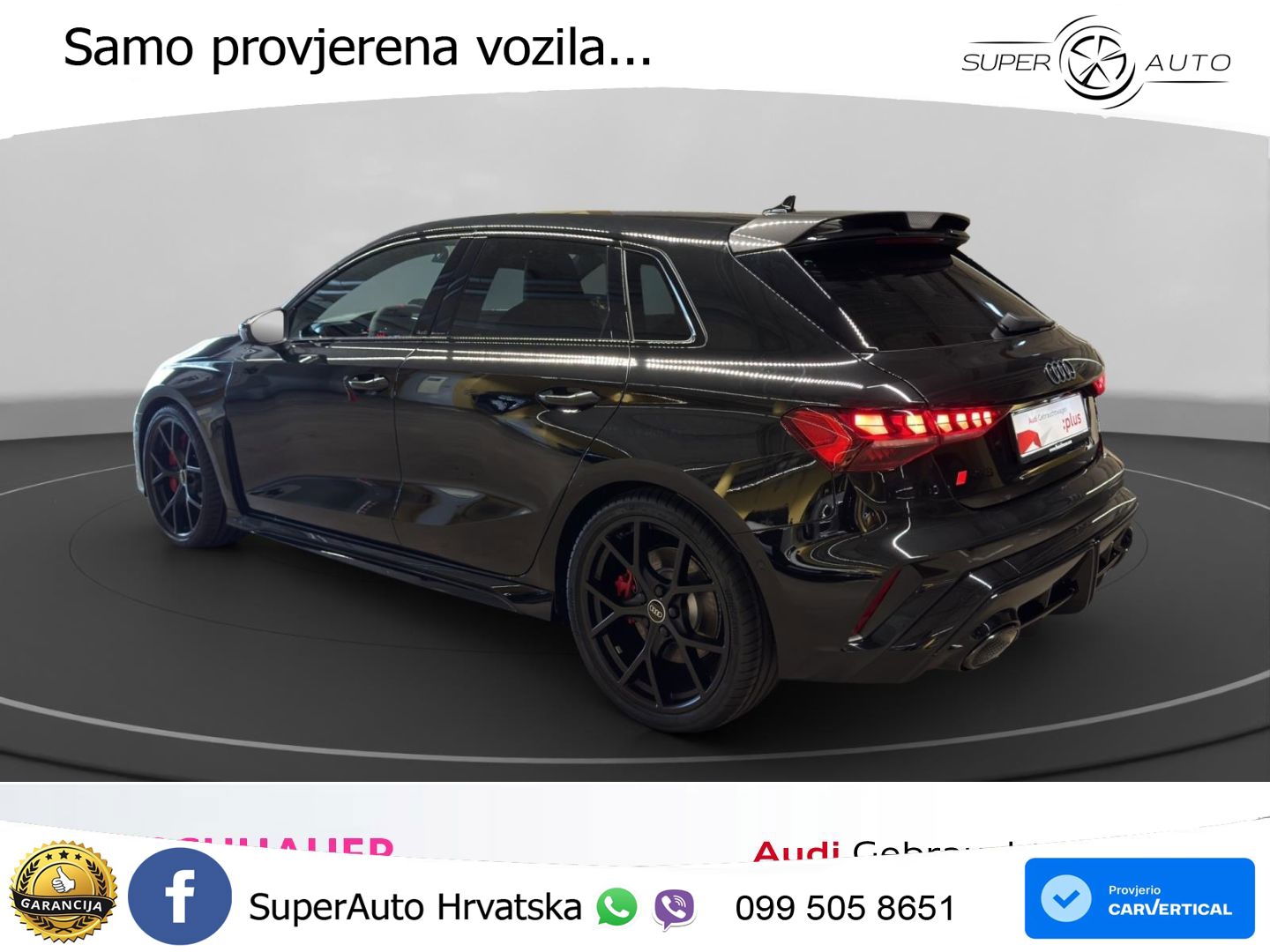 Audi RS3 Sedan 2.5 TFSI (400 KS) quattro S tronic LED+GR SJED+ACC