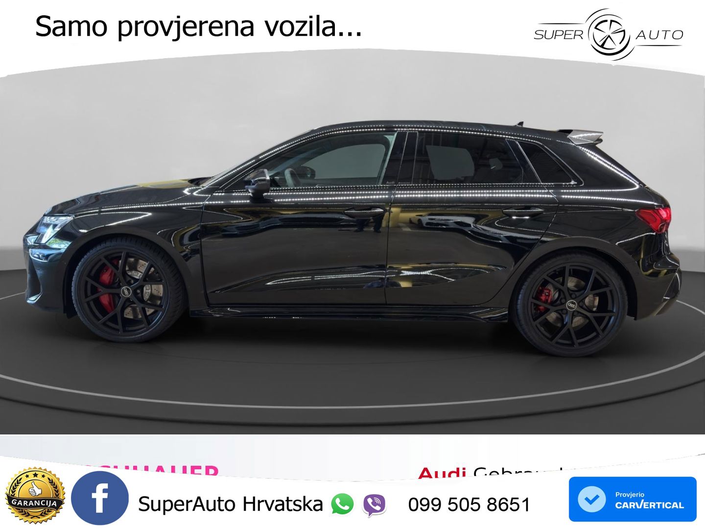 Audi RS3 Sedan 2.5 TFSI (400 KS) quattro S tronic LED+GR SJED+ACC