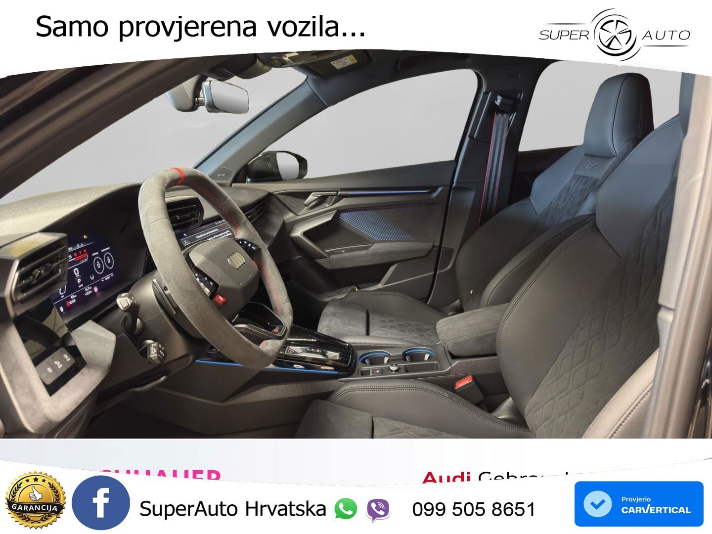 Audi RS3 Sedan 2.5 TFSI (400 KS) quattro S tronic LED+GR SJED+ACC