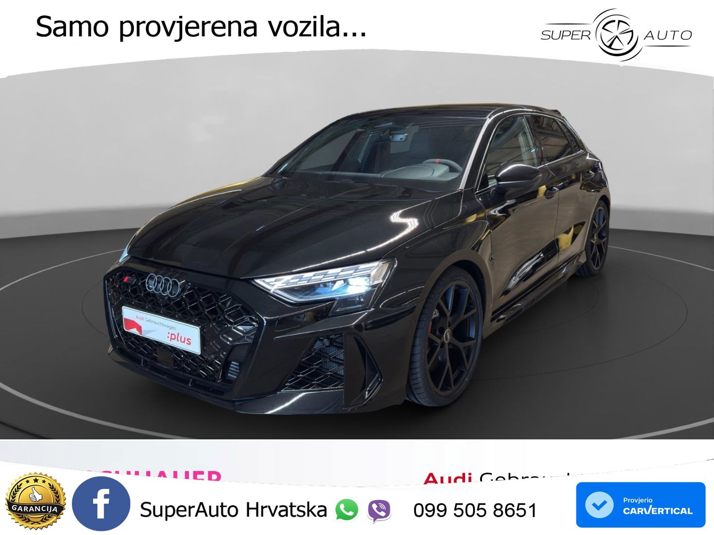 Audi RS3 Sedan 2.5 TFSI (400 KS) quattro S tronic LED+GR SJED+ACC