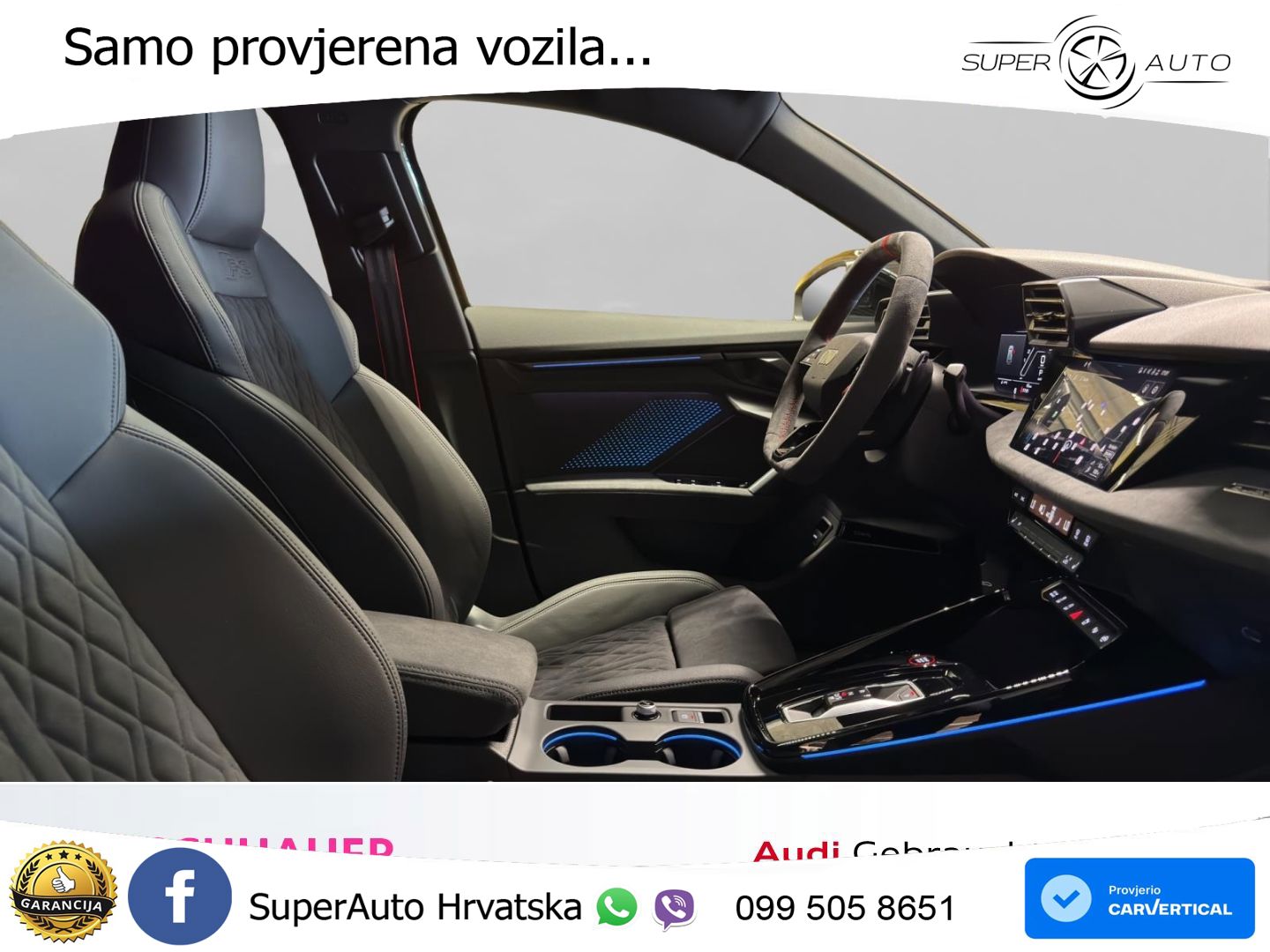 Audi RS3 Sedan 2.5 TFSI (400 KS) quattro S tronic LED+GR SJED+ACC
