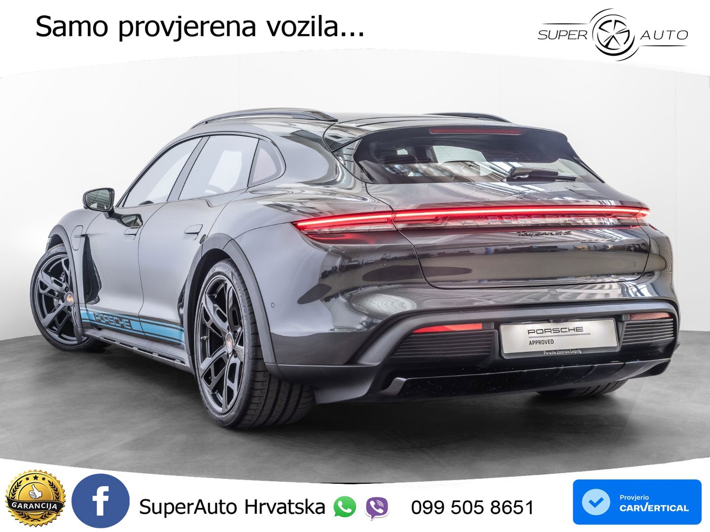 Porsche Taycan Cross Turismo 4S 105 kWh (598 KS)