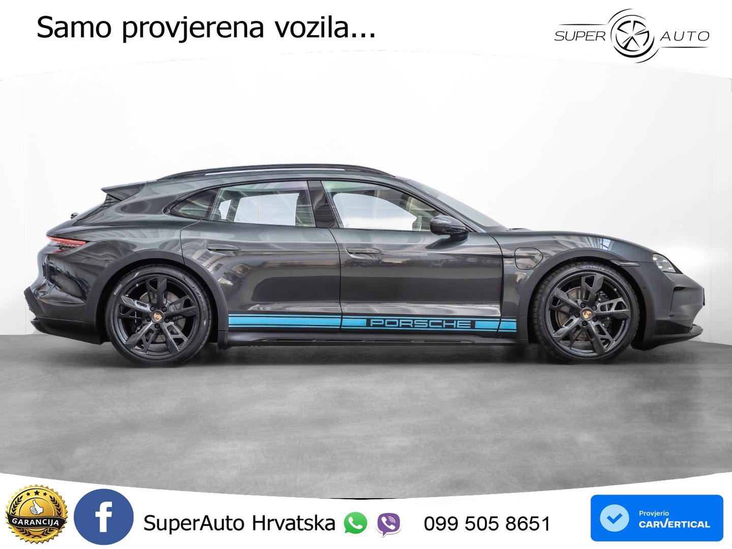 Porsche Taycan Cross Turismo 4S 105 kWh (598 KS)