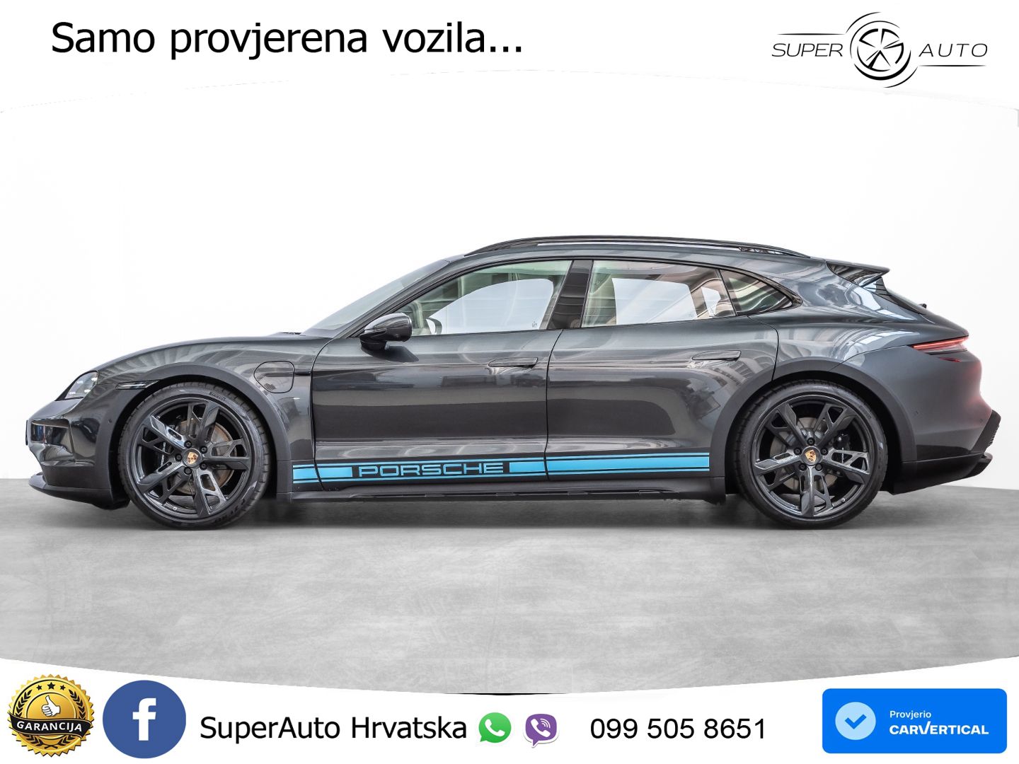Porsche Taycan Cross Turismo 4S 105 kWh (598 KS)