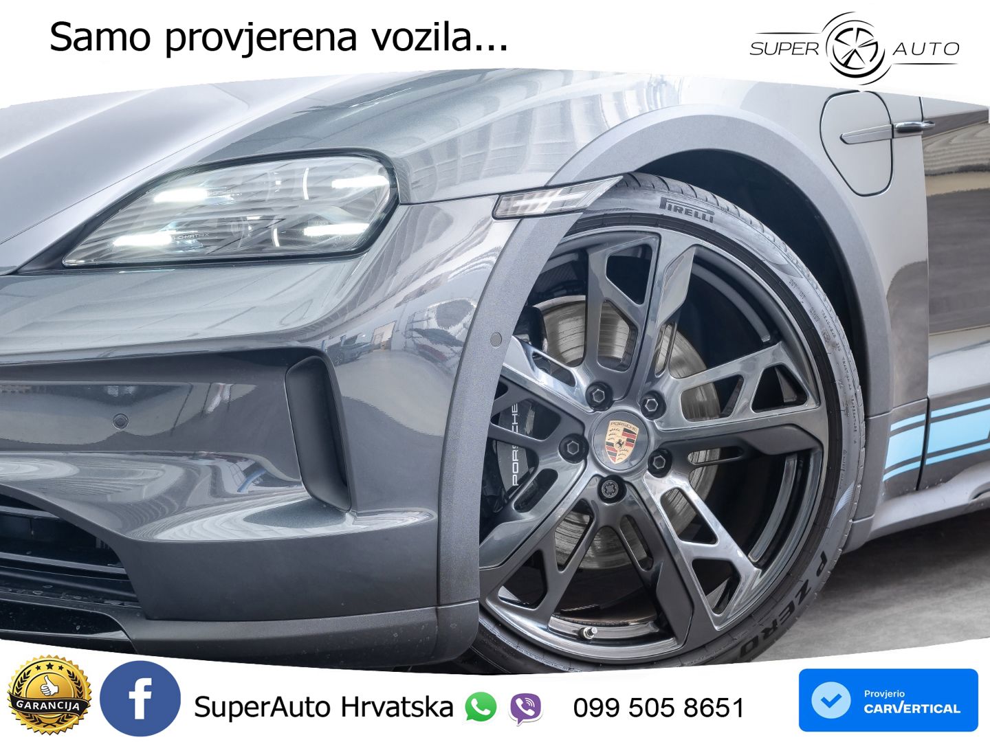 Porsche Taycan Cross Turismo 4S 105 kWh (598 KS)