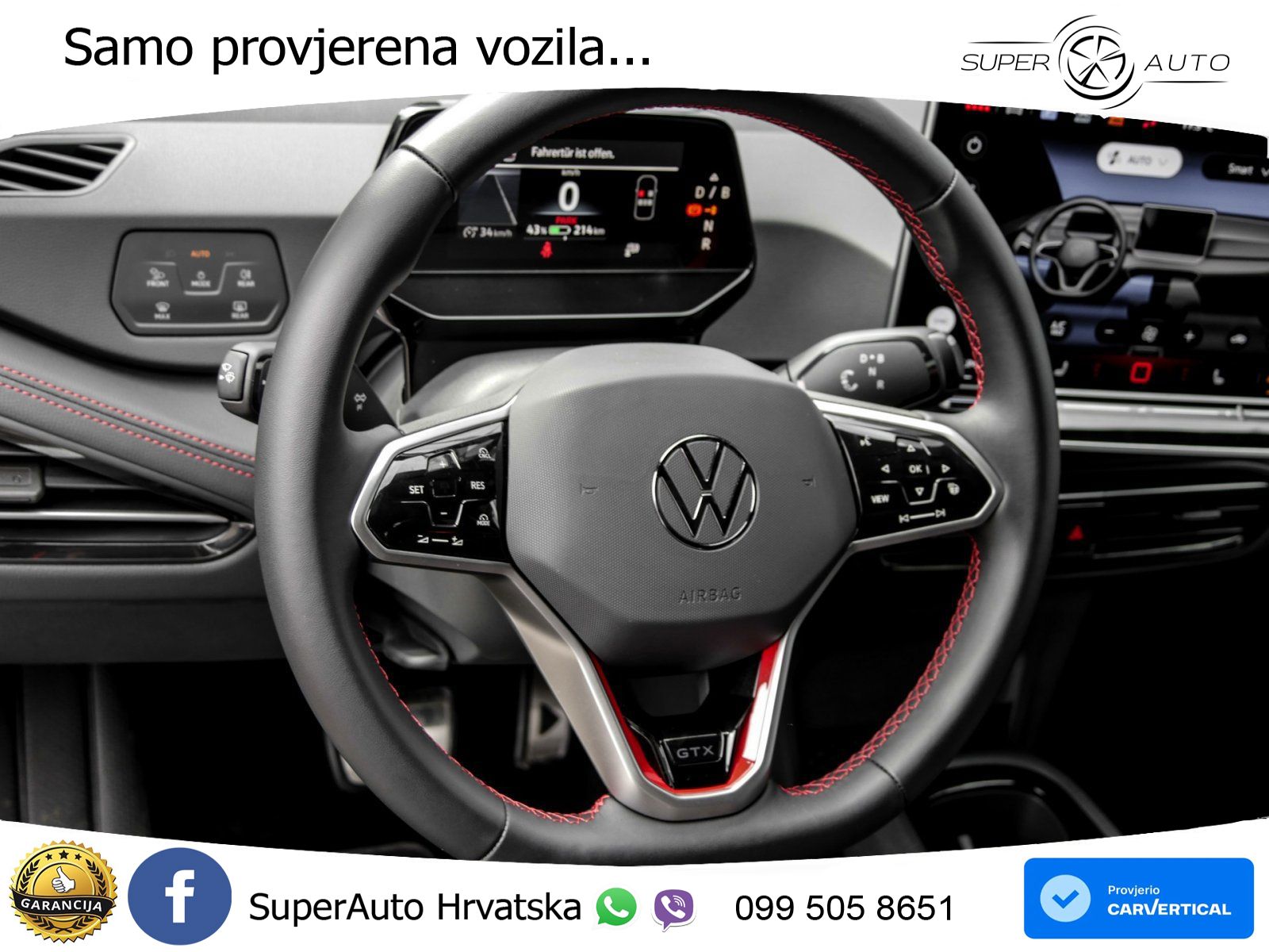 Volkswagen ID.3 GTX 84 kWh (286 KS)