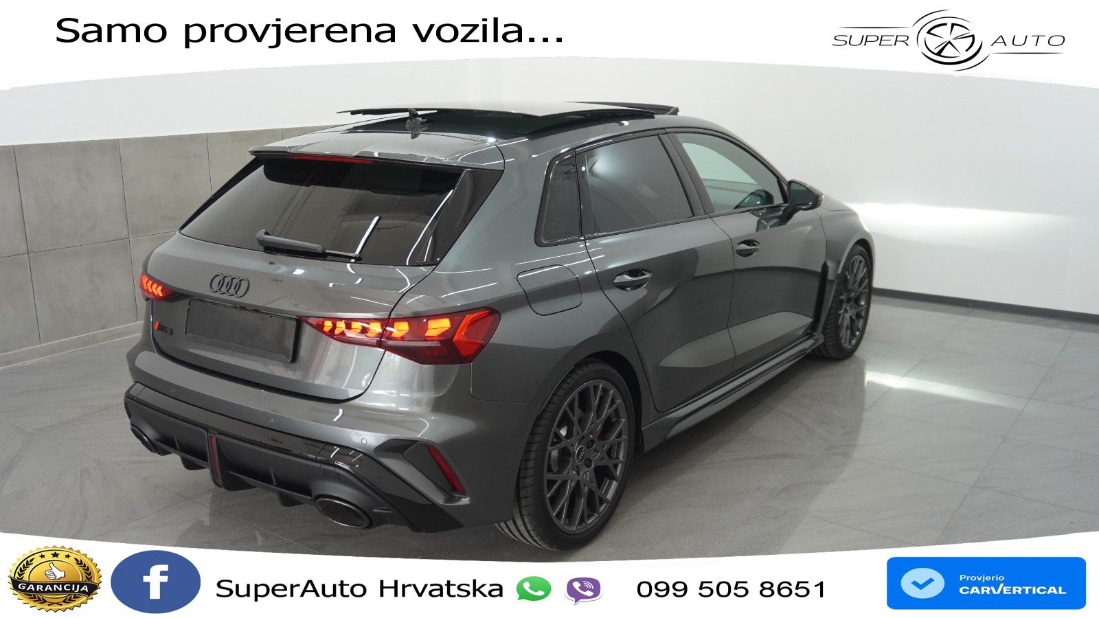 Audi RS3 Sportback 2.5 TFSI (400 KS) quattro S tronic LED+GR SJED+ACC