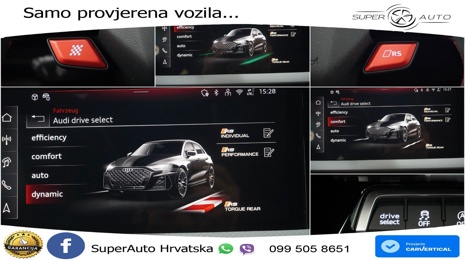 Audi RS3 Sportback 2.5 TFSI (400 KS) quattro S tronic LED+GR SJED+ACC