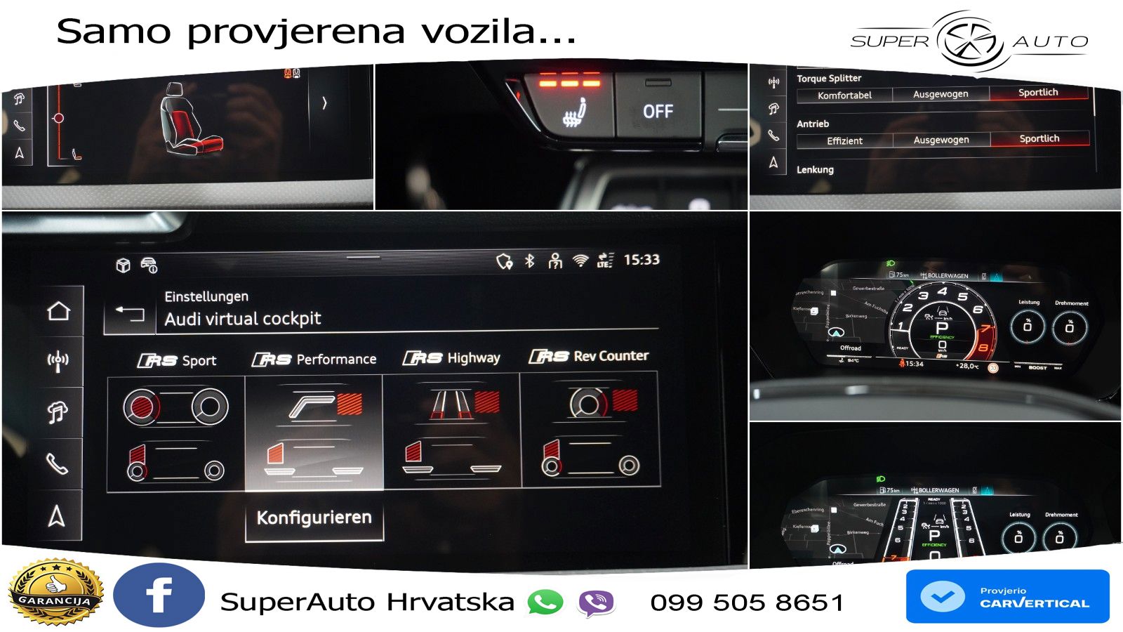 Audi RS3 Sportback 2.5 TFSI (400 KS) quattro S tronic LED+GR SJED+ACC